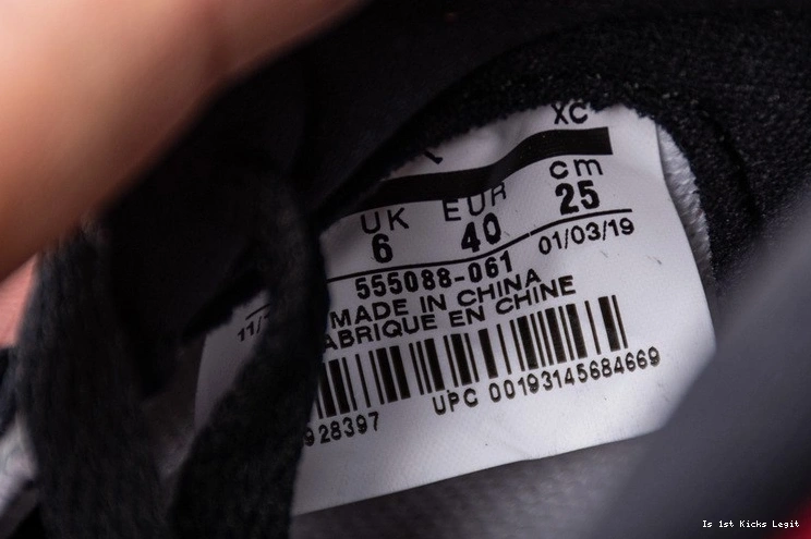 Retro High Jordan Red 555088-061 Gym Black  1 1101